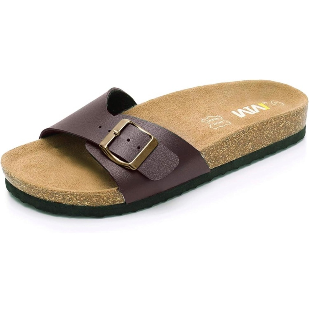 WTW Wander The World Womens NWT Sandals Size 9 Brown/Cork Stylish